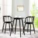 Breda 25.5" Counter Height 3 Piece Round Bistro Dining Set