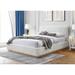 Porter Boucle Upholstered Wood Base Platform Bed