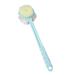 COFEST Brushes Premium Long-Handle Bath Brush for Shower 2-in-1 Body Scrubber and Loofah Exfoliating Back Scrubber with Soft Bristles Ideal for Men and Women Light Blue