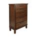 New Classic Furniture Oleson Chestnut 5-Drawer Chest