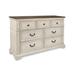 New Classic Furniture Keswich Antique White 7-Drawer Dresser