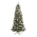 7’ Pre-Lit Brit Columbia Pine Artificial Christmas Tree, Clear LED Lights - 7 Foot