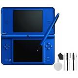 Nintendo DSi XL Midnight Blue BOLT AXTION Bundle Like New