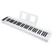 Aibecy Foldable Electronic Piano 61-Key Multifunctional Organ LCD Display Rechargeable Battery BT Connectivity Portable Musical Instrument