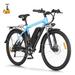 ZNH Electric Bike 350W Electric Bicycle 26 Blue Electric Bike for Adult Electric Mountain ebike 20MPH Shimano 21 Speed 36V/10AH Battery Ebike Blue