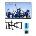 Samsung QN65S95CAFXZA 65 Ultra Slim 4K Quantum HDR OLED Smart TV with a Walts TV Large/Extra Large Full Motion Mount for 43 -90 Compatible TV s and Walts HDTV Screen Cleaner Kit (2023)