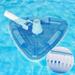 KIHOUT Promotion Pool Vacuum Cleaning Tool Triangular Pool Vacuum Flexible Pool Vacuum