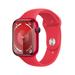 Apple Watch Series 9 GPS 45mm (Product) Red Aluminum Case with (Product) Red Sport Band - S/M. Fitness Tracker Blood Oxygen & ECG Apps Always-On Retina Display
