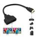 HDMI-compatible Splitter Adapter Cable Male To Dual Female 1 In 2 Out HDMI Splitter for Dual Monitors