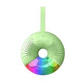 QIIBURR Surround Sound Bluetooth Speakers Mini Dazzling Lights Bluetooth Audio Stereo Surround Sound Quality Donut Shape Portable Outdoor Audio Bluetooth Surround Sound Speakers