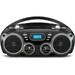 Restored Proscan Bluetooth Portable CD Radio Boombox with AM/FM Radio Black PRCD682BT (Refurbished)