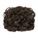 Mishuowoti wigs human hair glueless wigs human hair pre plucked pre cut wig for women Mega Large Thick Curly Chignon Messy Bun Updo Clip In Hair Extensions As Real C One Size