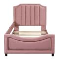 Red Barrel Studio® Tatiara Daybed Upholstered/Velvet, Wood in Pink | 40.1 H x 41.3 W x 78.7 D in | Wayfair 323B55F1F43741B0B4F1F789EC2C3C52