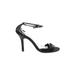 Chinese Laundry Heels: Black Print Shoes - Women's Size 6 - Open Toe