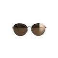 Chanel Pre-owned Womens CH4206 Round Mirror Aviator Sunglasses in Gold Metal Metal (archived) - One Size