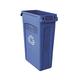 Rubbermaid Slim Jim Venting Channel Container 87 Litre - FG354007BLUE