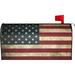 American Flag Celebration Fireworks Independence Day Magnetic Mailbox Covers Mail Wraps Garden Yard Home Decor for Outdoor Standard Size 21 Lx 18 W\u2026