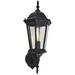 Design House 589556 Oak Creek Outdoor Wall Light Dusk to Dawn Downlight Black