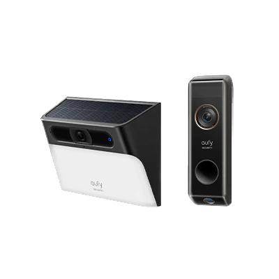 Video Doorbell S330 Add-on Unit + Solar Wall Light Cam S120