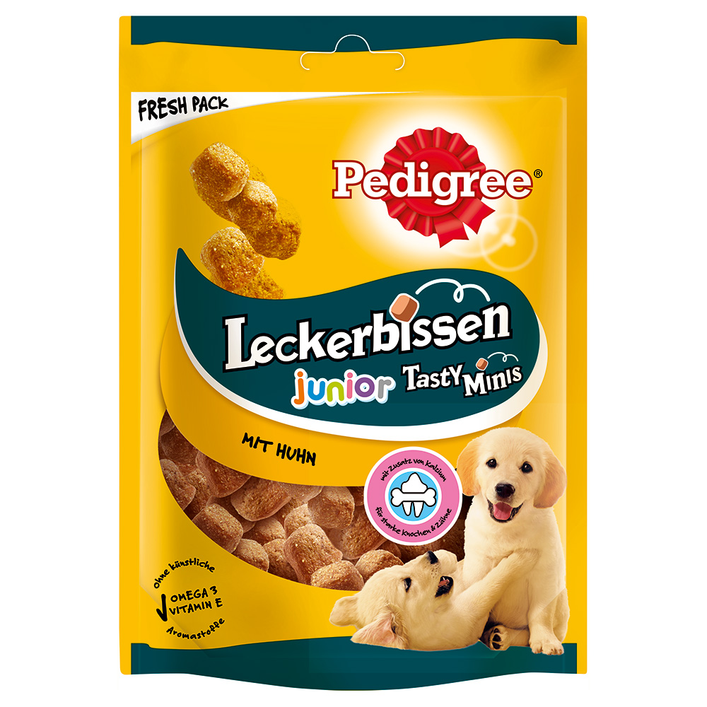 Pedigree Leckerbissen Mini-Happen – 6 x 125 g Junior Huhn