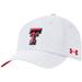 Men's Under Armour White Texas Tech Red Raiders Airvent Performance Flex Hat