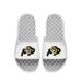 Youth ISlide White Colorado Buffaloes Primary Logo Slide Sandals