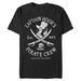 Men's Black Peter Pan Captain Hook's Pirate Crew T-Shirt