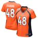 Women's Nike Mitchell Fraboni Orange Denver Broncos Team Game Jersey