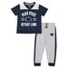 Toddler Colosseum Navy/Heather Gray Penn State Nittany Lions Ka-Boot-It Jersey & Pants Set