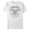 Men's White Harry Potter Hogwarts Crest T-Shirt