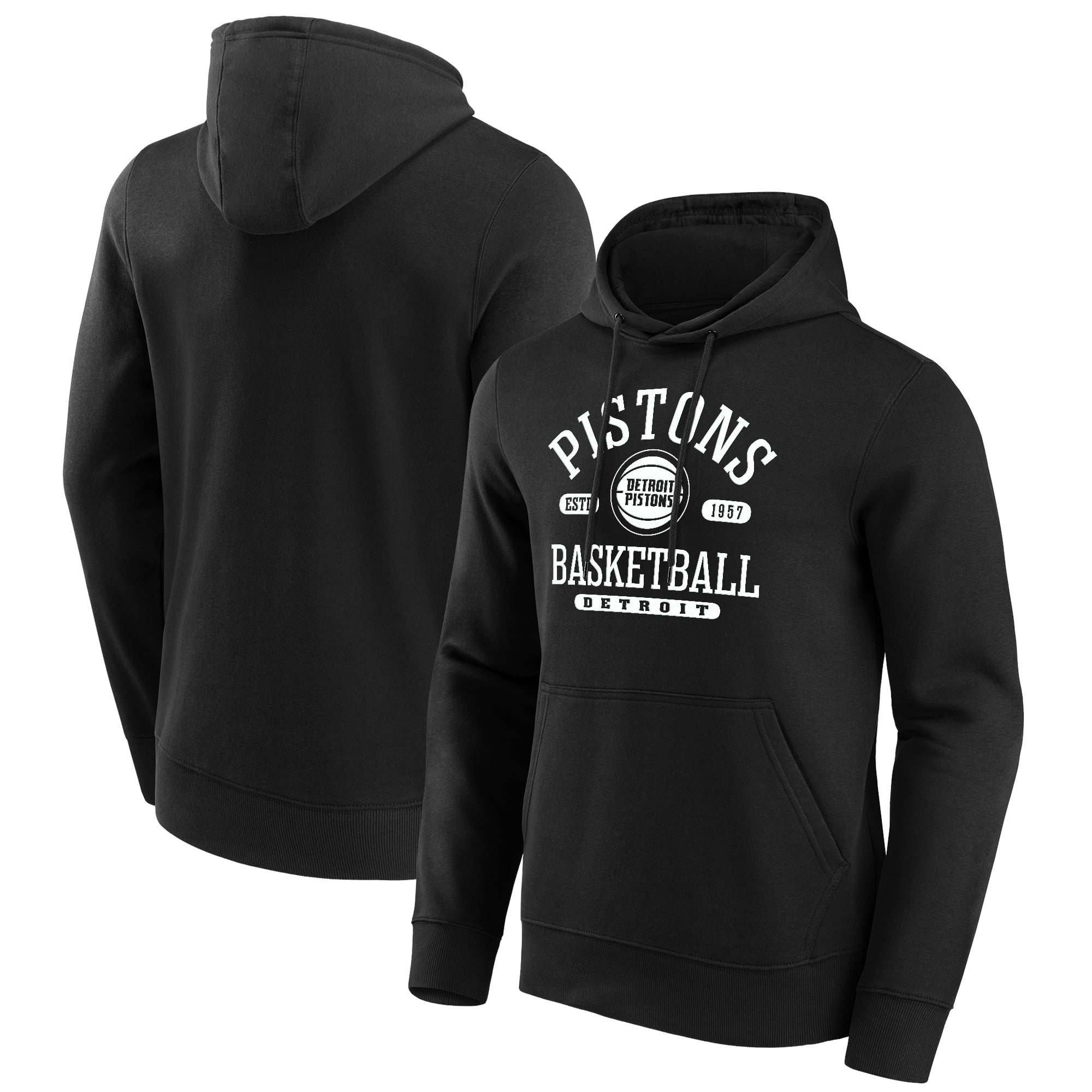 Sweat à capuche graphique Detroit Pistons Calling Plays - Hommes - Homme Taille: L
