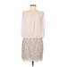 Aidan Mattox Casual Dress: Ivory Dresses - Women's Size 6