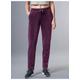 Jerseyhose TRIGEMA "TRIGEMA Nicki Hose" Gr. S, US-Größen, lila (aubergine) Damen Hosen Jerseyhosen