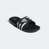 Badesandale ADIDAS SPORTSWEAR "ADISSAGE BADESCHLAPPEN", Gr. 44,5, schwarz-weiß (core schwarz, cloud weiß, core schwarz), Synthetik, sportlich, Schuhe