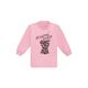 Sweatshirt TRIGEMA "TRIGEMA mit süßem Katzen-Print" Gr. 92, rosa (rosé) Baby Sweatshirts