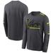 Men's Nike Anthracite Philadelphia Eagles Volt Performance Long Sleeve T-Shirt