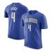 Men's Jordan Brand Jalen Suggs Blue Orlando Magic 2022/23 Statement Edition Name & Number T-Shirt