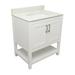 Red Barrel Studio® Gianni Taos 31" Single Bathroom Vanity Set Quartz Top in White | 36 H x 31 W x 22 D in | Wayfair