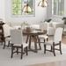 Red Barrel Studio® Tonecia 4 - Person Extendable Dining Set Wood/Upholstered in Brown | 30.03 H in | Wayfair 66F8EE791C374D28BD97F7B8BDBC4AEA