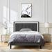 Latitude Run® Hipolita Bed Upholstered/Velvet in Gray | 46 H x 57 W x 76 D in | Wayfair BA7C3C59F9574927BED40406C7696C5A