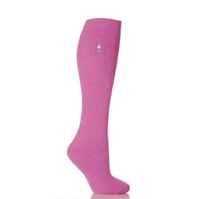 Muted Pink Heat Holder Knee High Socks