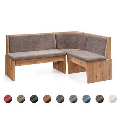 Schösswender »Inka« Eckbank 147x187 cm / Gavin 202 rot / geschlossen / Spitzecke / Appalachian Oak Dekor Image