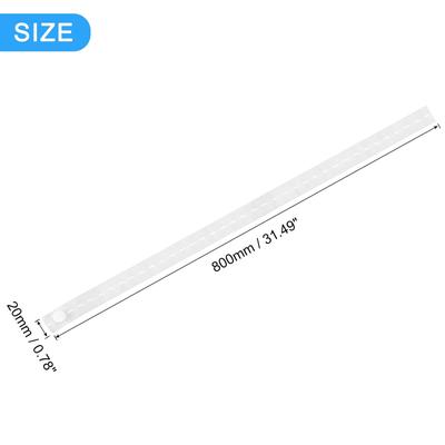 Elastic Band with Buttonhole, 10Pcs Clothing Storage Strap