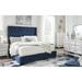 Signature Design by Ashley Coralayne Blue Upholstered Bed