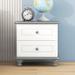 Wooden Nightstand with Two Drawers for Kids,End Table for Bedroom