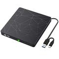 External CD Drive External CD-ROM Burner CD-ROM Dual Interface Type-C USB CD Burner Drive-Free Read-Write Burner