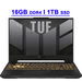 Asus TUF F15 Premium Gaming Laptop 15.6 FHD IPS 144Hz 12th Gen Intel 14-Core i7-12700H Processor 16GB DDR4 1TB SSD GeForce RTX 4060 8GB Graphic Backlit Thunderbolt4 USB-C Win11 Gray