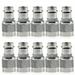 10Pcs Adapter BNC Female Jack To TNC Male Plug RF Connector Straight F/M