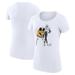 Women's G-III 4Her by Carl Banks White Boston Bruins Hockey Girls Fitted T-Shirt