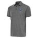 Men's Antigua Heather Black Indianapolis Colts Par Polo